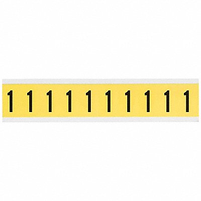 Number Label 1in.H Character Vinyl Cloth