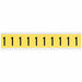 Number Label 1in.H Character Vinyl Cloth