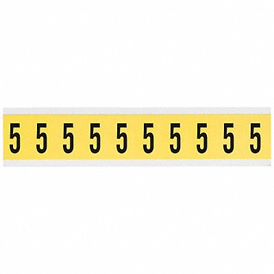 Number Label 1  Character Vinyl Cloth