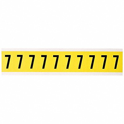 Number Label 1in.H Character Vinyl Cloth