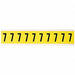 Number Label 1in.H Character Vinyl Cloth