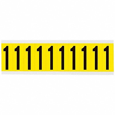 Number Label 1-15/16in.H Character Vinyl