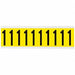 Number Label 1-15/16in.H Character Vinyl
