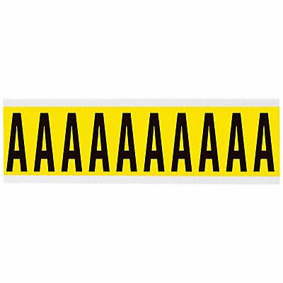Letter Label 1-15/16in.H Character Vinyl