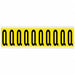 Letter Label 1-15/16in.H Character Vinyl
