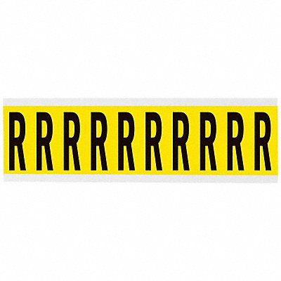 Letter Label 1-15/16in.H Character Vinyl