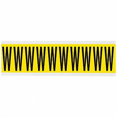 Letter Label 1-15/16in.H Character Vinyl