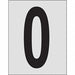 Number Label 1in.H Character PK25