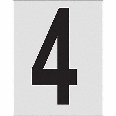 Number Label 1in.H Character PK25