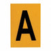 Letter Label 1in.H Character PK25