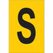 Letter Label 1in.H Character PK25