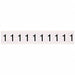 Number Label 1-1/2 H 1-1/6 W PK10