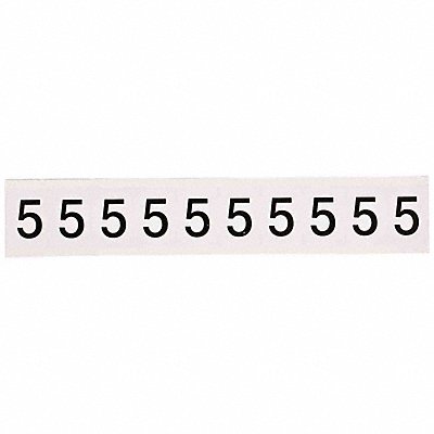 Number Label 1-1/2 H 1-1/6 W PK10