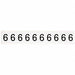 Number Label 1-1/2 H 1-1/6 W PK10
