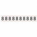 Number Label 1-1/2 H 1-1/6 W PK10