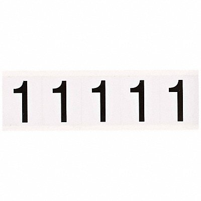 Number Label 2-1/4 H 1-13/16 W PK5