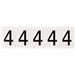 Number Label 2-1/4 H 1-13/16 W PK5