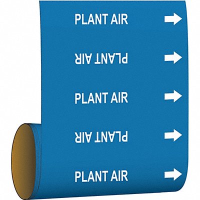 Pipe Markr Plant Air 30 ft H 12in W