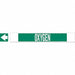Pipe Marker Oxygen 4 in H 24 in W