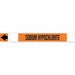 Pipe Mrkr Sdium Hypochlrite 4in H 24in W