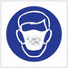 Right-to-Know Label 1-1/2 H 1-1/2 W PK9