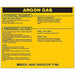 Chemical Label 3-3/4inHx4-1/2inW PK25