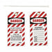 Danger Tag 5-1/2inHx3inW Vinyl PK10