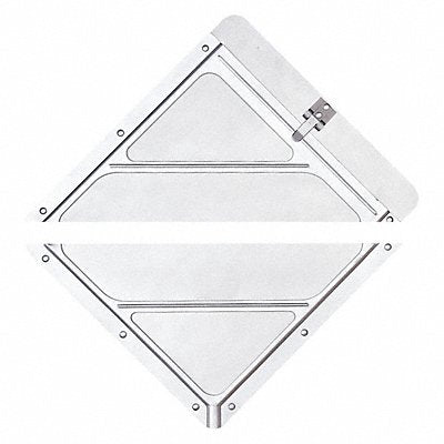 Front Plate Placard Holder 10-3/4 H