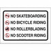 Sign 14 in x 20 in Aluminum