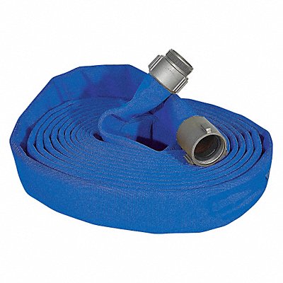 H6666 Fire Hose 100 ft Blue Polyester