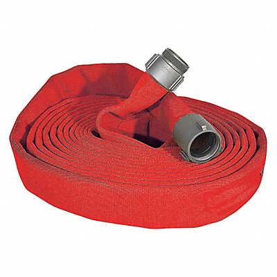 Fire Hose 100 ft Red Polyester