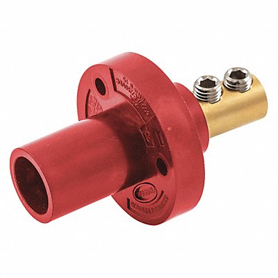 Receptacle Male Red 150AC/DC 8-2