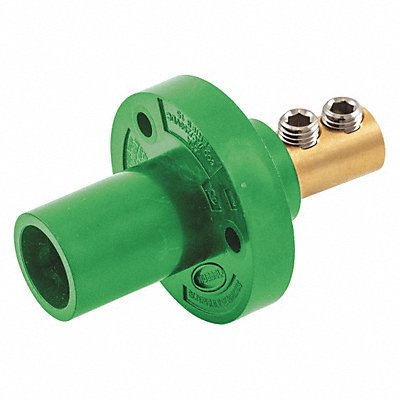 Receptacle Male Green 8-2 150AC/DC