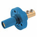 Receptacle Blue Female Taper Nose Double