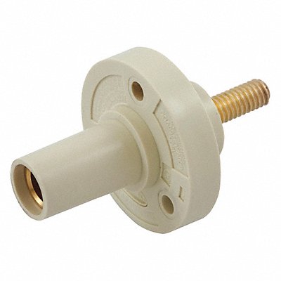 Receptacle Stud Wht Female Taper Nose