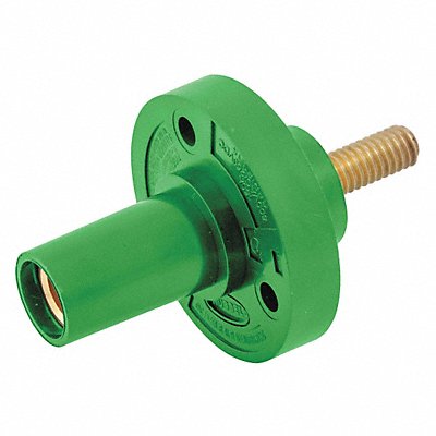 Receptacle Stud Grn Female Taper
