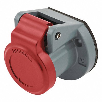 Single Pole Connector Weather Cover Red