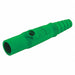 Single Pole Connector Body M Green