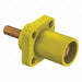 Receptacle Male Yellow 4 to 4/0 Taper