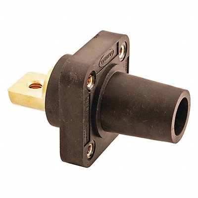 Receptacle Brwn Female Taper Nose