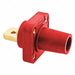 Receptacle Taper Nose 4-4/0 Female Red