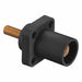 Receptacle Blk Male Taper Nose Stud
