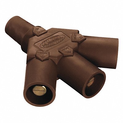 Connector 3R 4X 12 600VAC/250VDCBrown