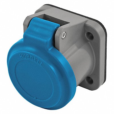 Single Pole Connector Non-Met Cover Blue