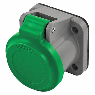 Single Pole Connector Non-Met Cover Gren