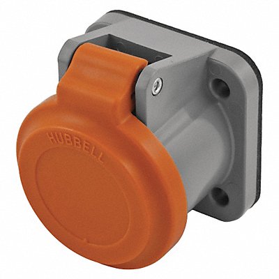 Single Pole Connector Non-Met Cover Orng