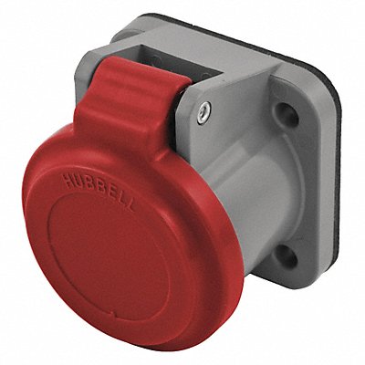 Single Pole Connector Non-Met Cover Red