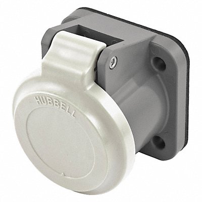 Single Pole Connector Non-Met Cover Whit