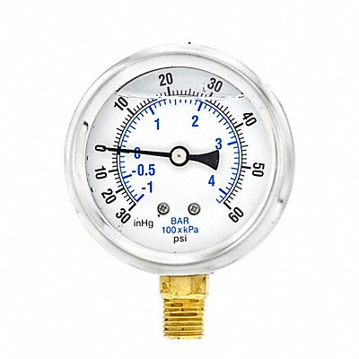 Compound Gauge 1/4 in NPT 2-1/2 in