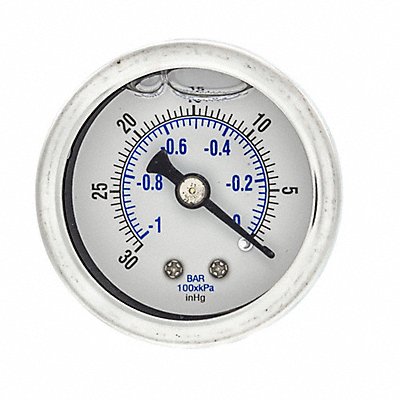 Vacuum Gauge 1/8 in NPT 1-1/2 in